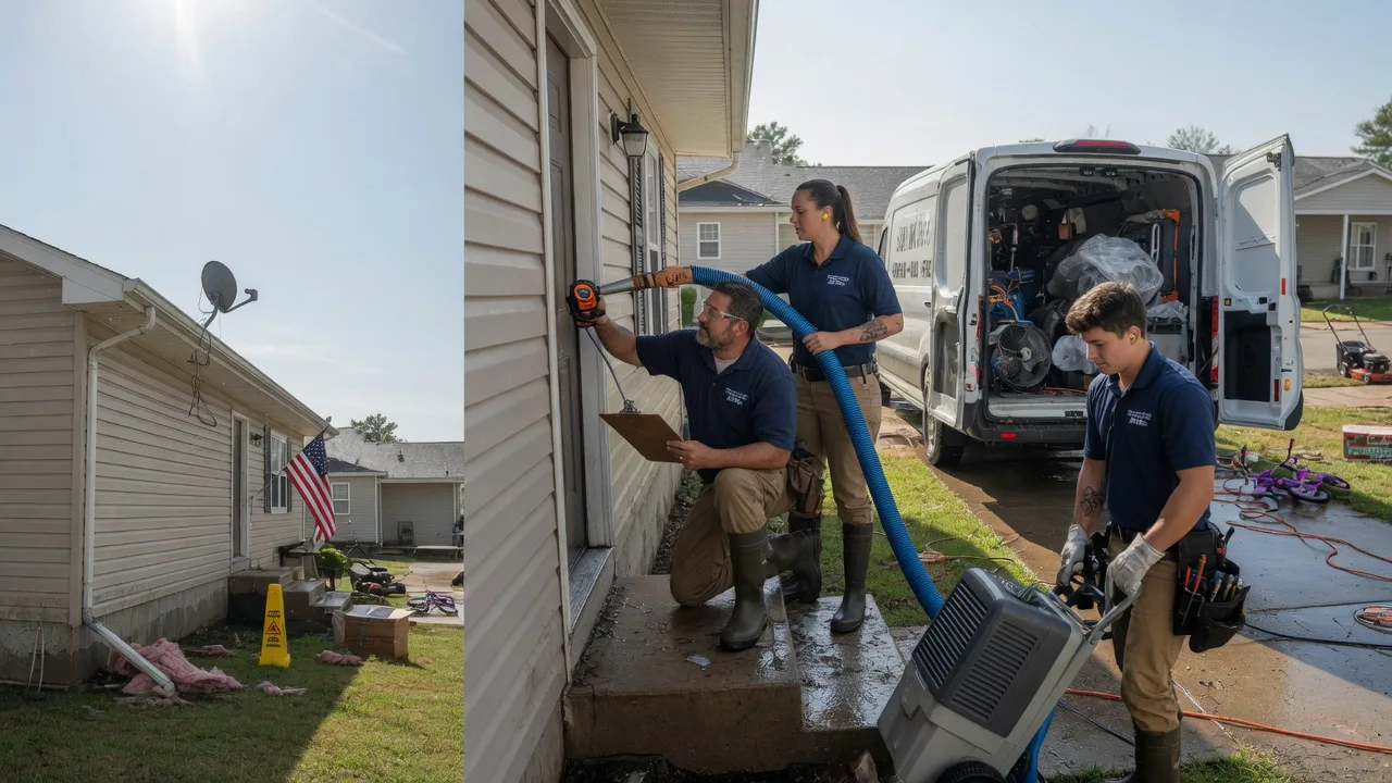 Ceiling Water Damage Restoration in Carbondale, IL near me